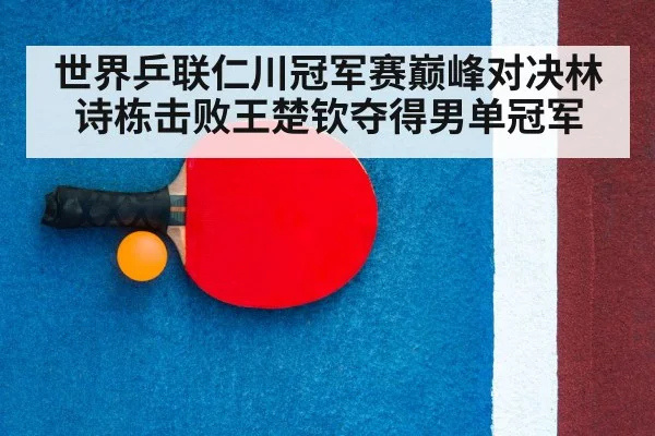 世界乒联仁川冠军赛巅峰对决林诗栋击败王楚钦夺得男单冠军